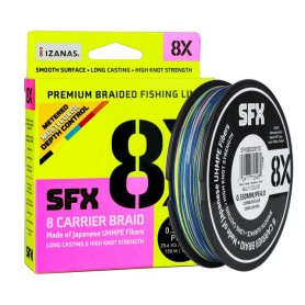 Sufix SFX 8X Fonott Zsinór - Multicolor