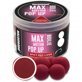 Haldorádó Max Motion Boilie Pop Up - Fűszeres Vörös Máj