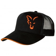 Fox Black/Orange Trucker Cap