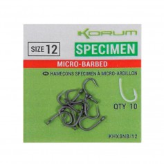 Korum Xpert Specimen Micro-Barbed Horog