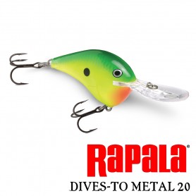 Rapala Dives-To Metal 20 Wobbler DTMSS20