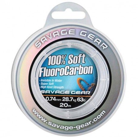 SAVAGE GEAR 100% Soft Fluorocarbon zsinór